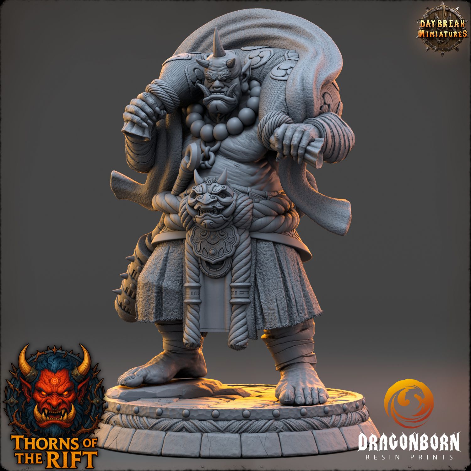 Arashio - Oni Demon Warrior DnD RPG Wargaming Miniatures