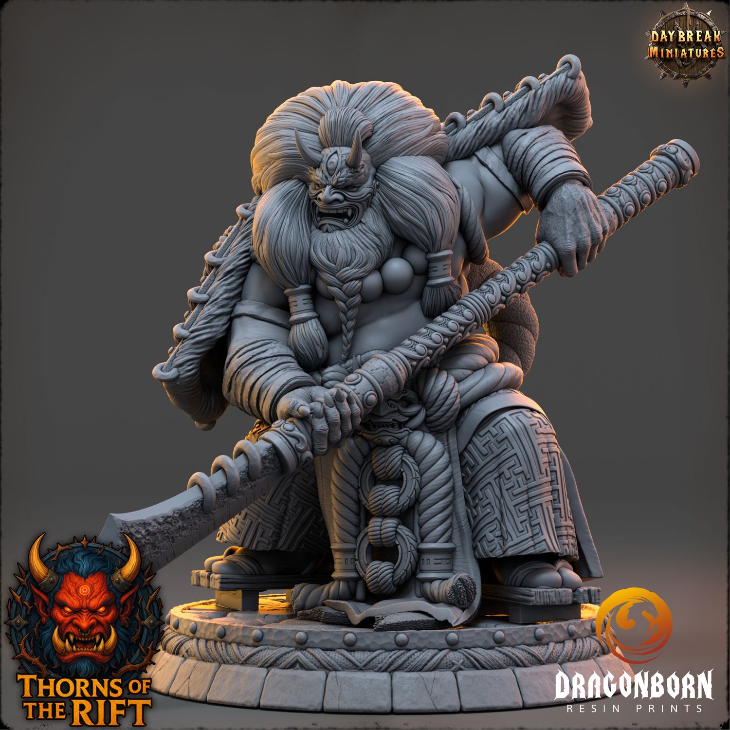 Kyōjintetsu - Oni Demon Warrior DnD RPG Wargaming Miniatures