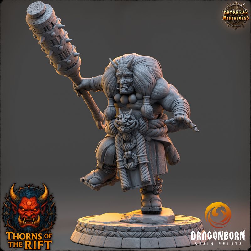 Tetsubōmaru - Oni Demon Warrior DnD RPG Wargaming Miniatures