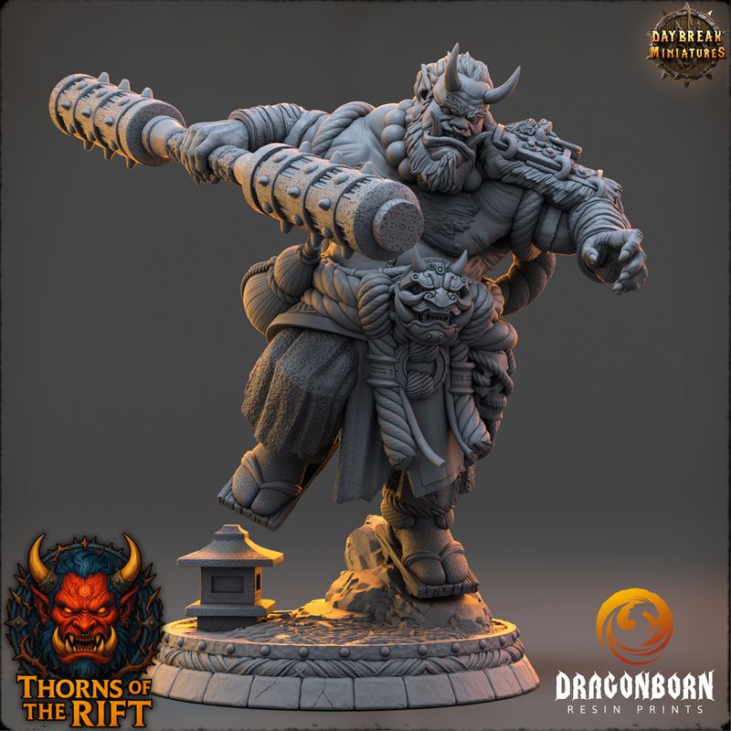 Tetsubō-oni - Oni Demon Warrior DnD RPG Wargaming Miniatures