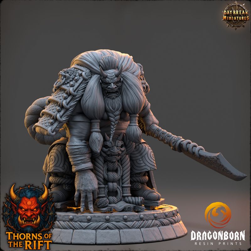Tetsuyama - Oni Demon Warrior DnD RPG Wargaming Miniatures