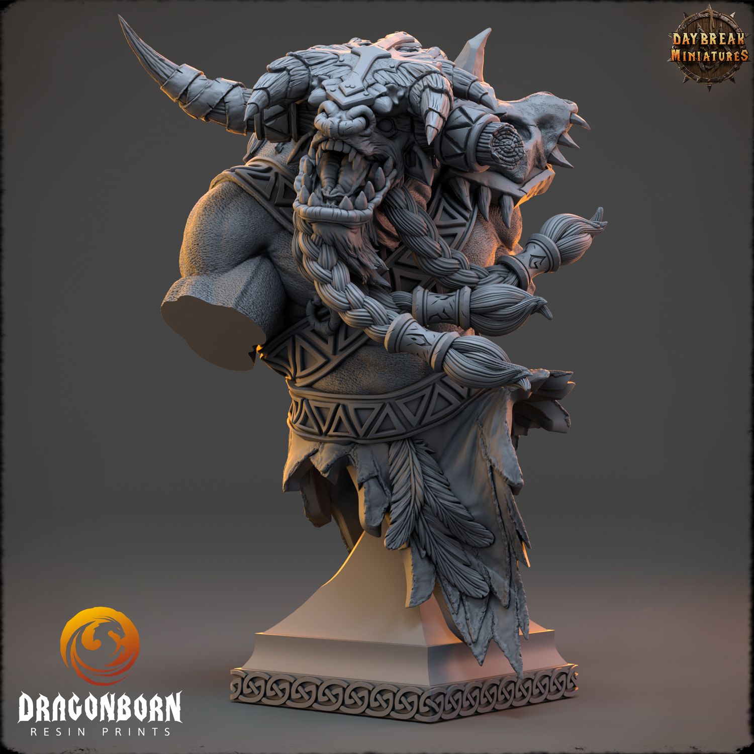 Socrates Blun - Minotaur Warrior Bust