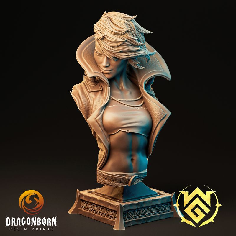 Bust of the Black Lotus Katerina - Lightfoot - Halfling Rogue