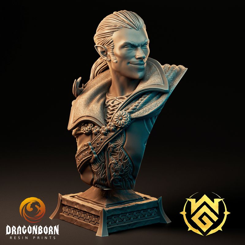 Bust of the Dorian the Damned - Human Sorceror