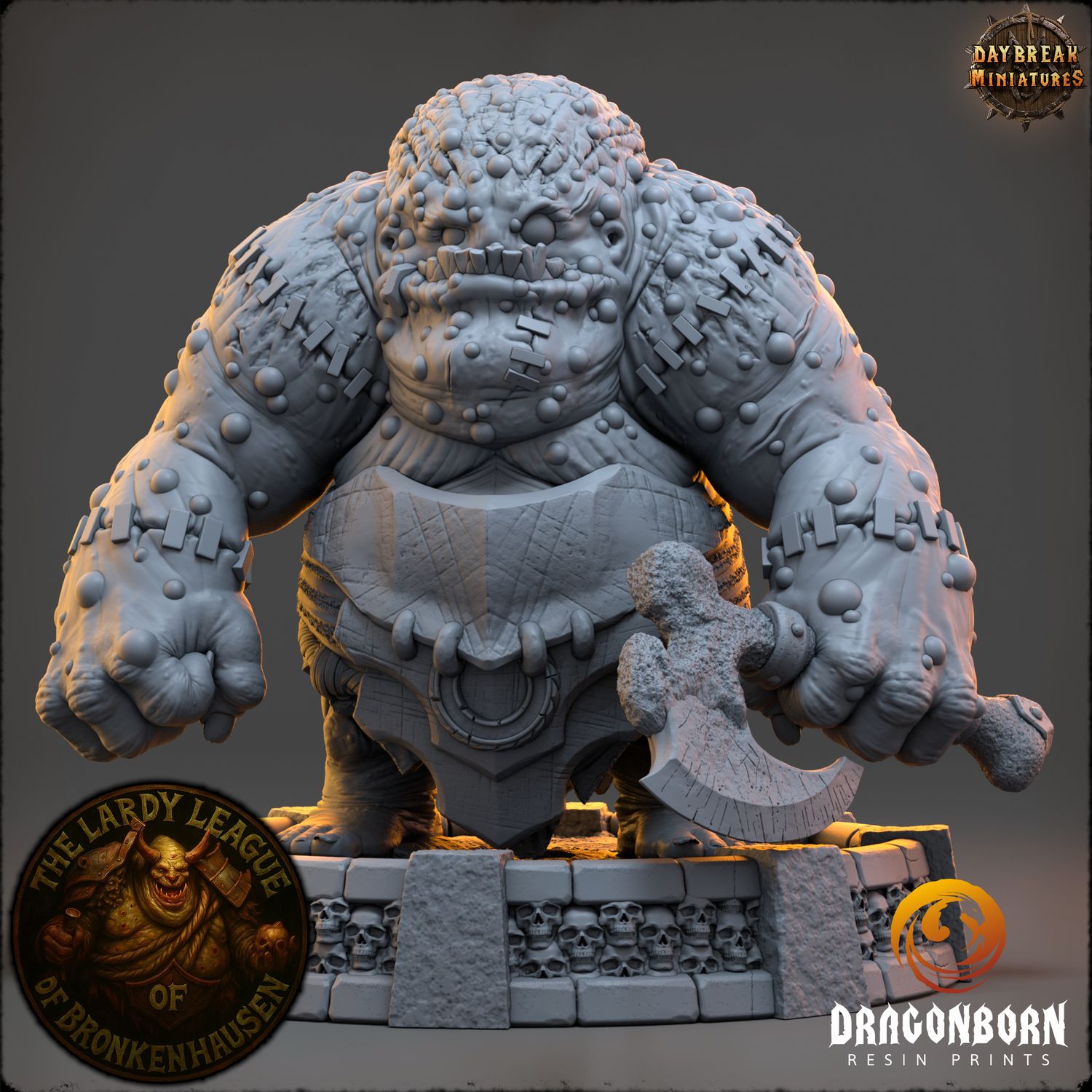 Dungbar the Sullen - Plague Deamon DnD RPG Wargaming Miniatures