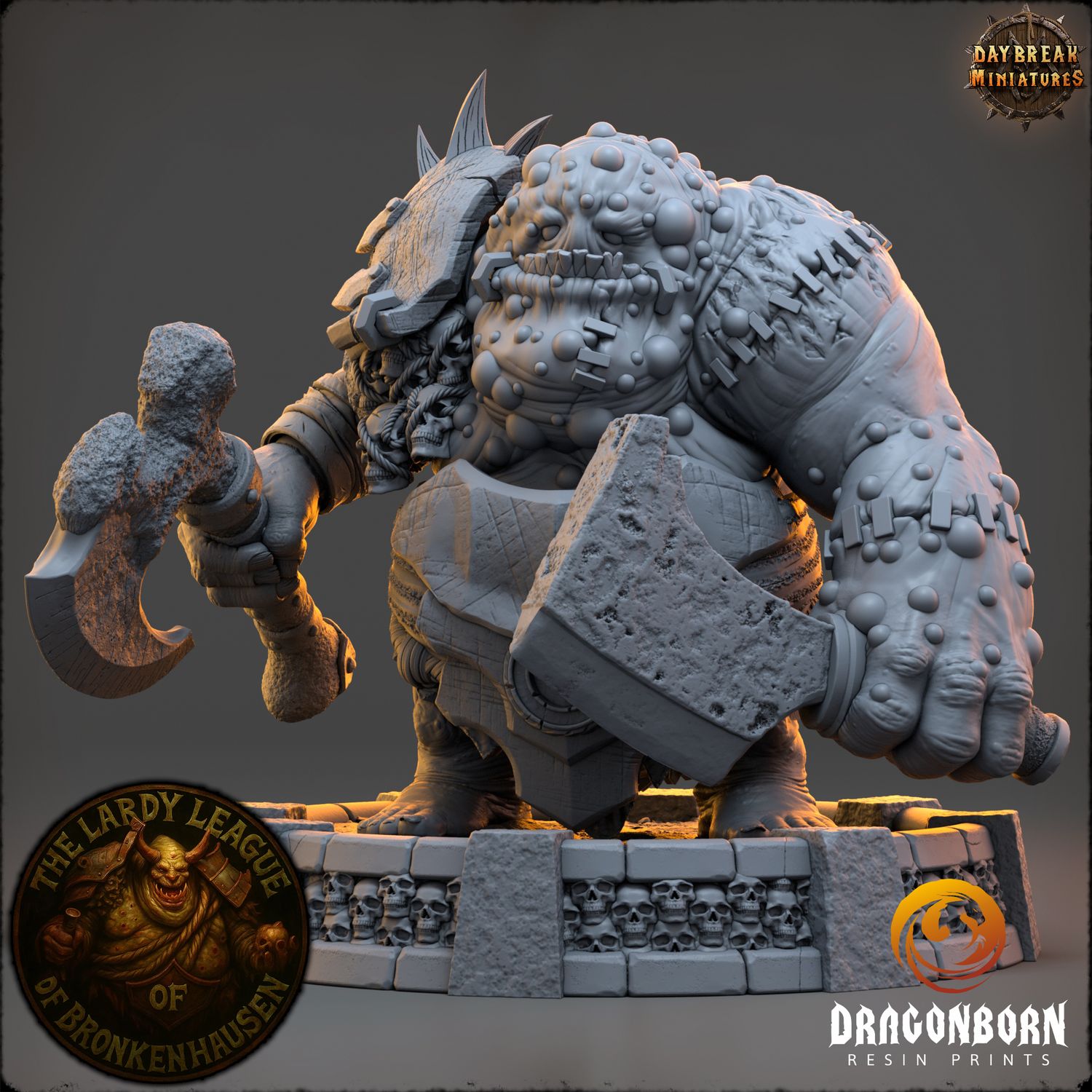 Filthrick Wormbelly - Plague Deamon DnD RPG Wargaming Miniatures