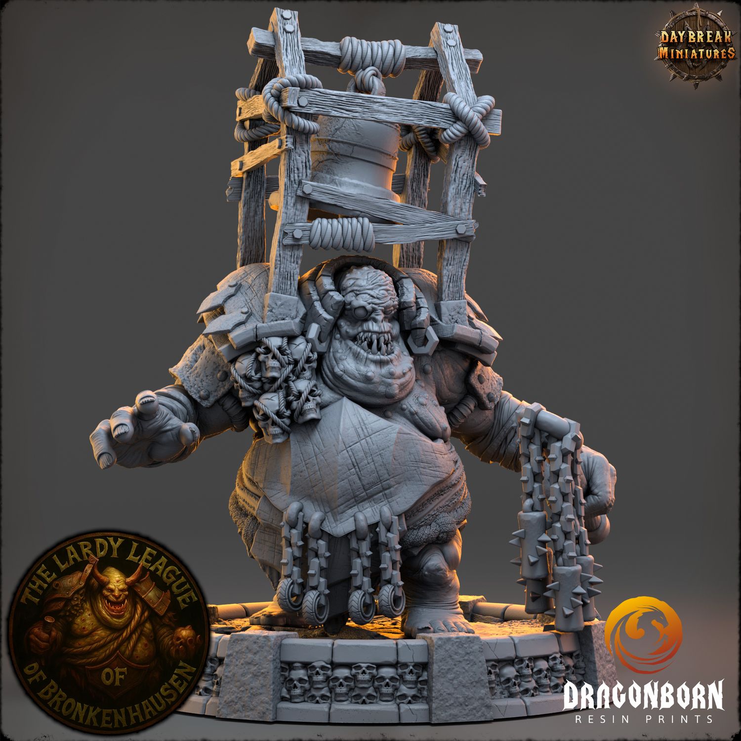 Dr. Puswick Malbrew - Plague Deamon DnD RPG Wargaming Miniatures