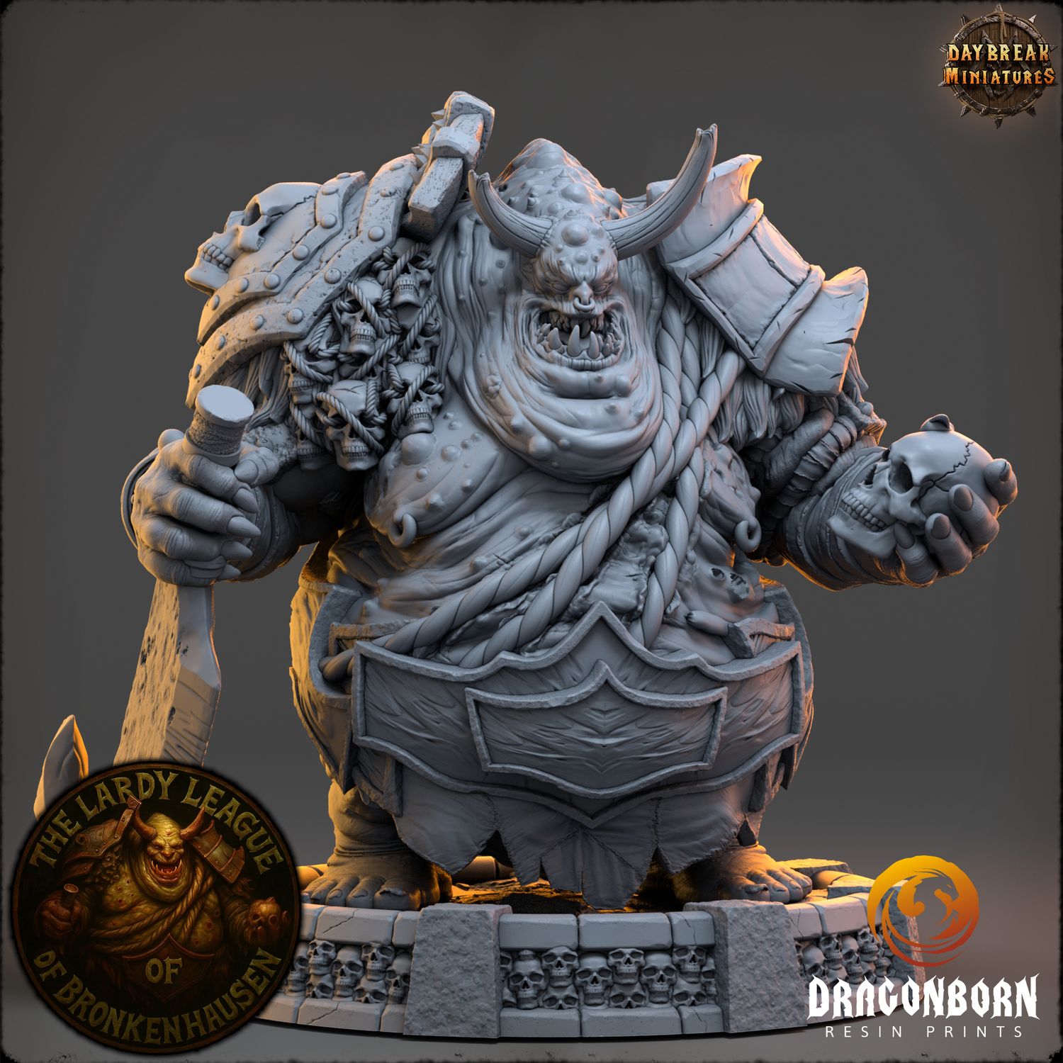 Lord Guzzlemaw Vastinuss - Plague Deamon DnD RPG Wargaming Miniatures