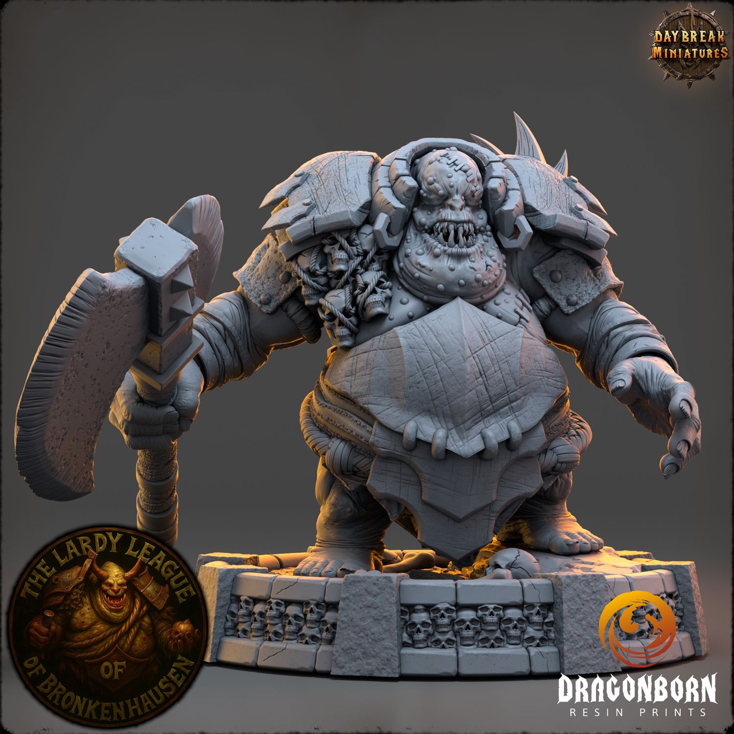 Slopgut Drindle - Plague Deamon DnD RPG Wargaming Miniatures