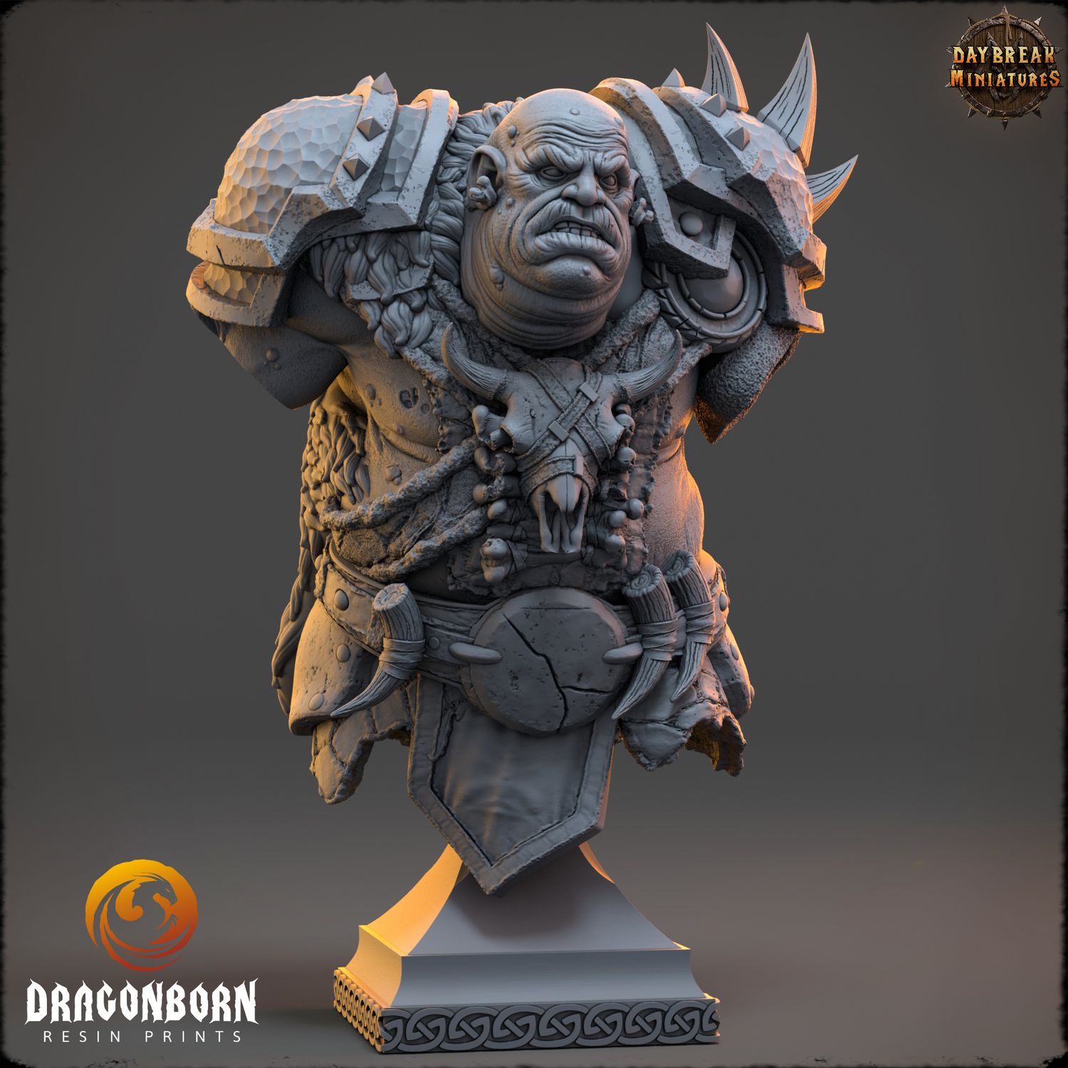 Rundok Skysmasher - Ogre Warrior Bust