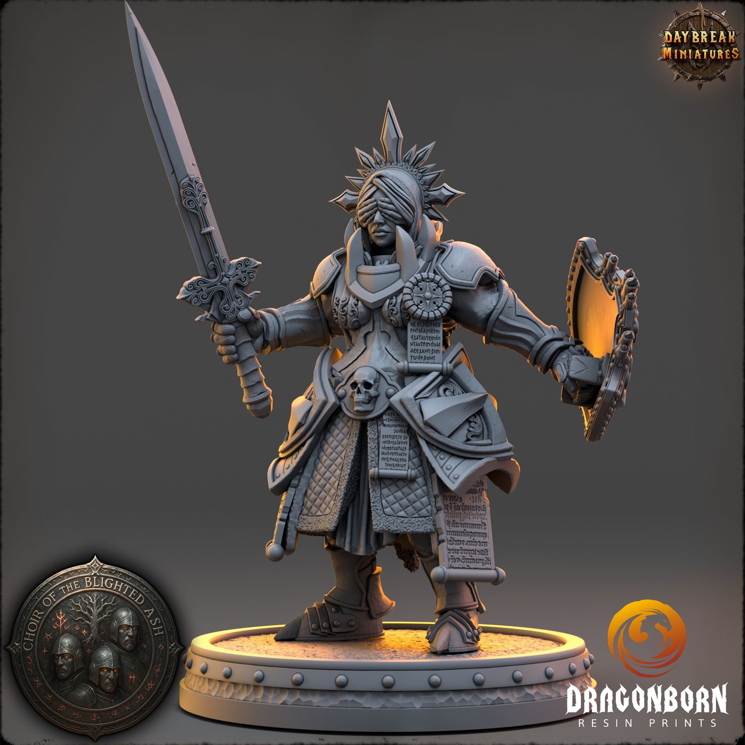 Aurelia Darkthorne - Knight Warrior DnD RPG Wargaming Miniatures