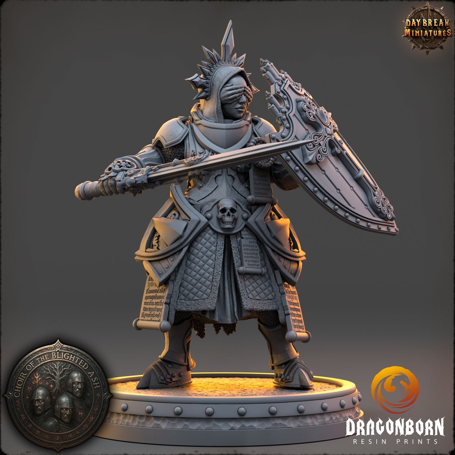 Lyssa Shadowsphere - Knight Warrior DnD RPG Wargaming Miniatures