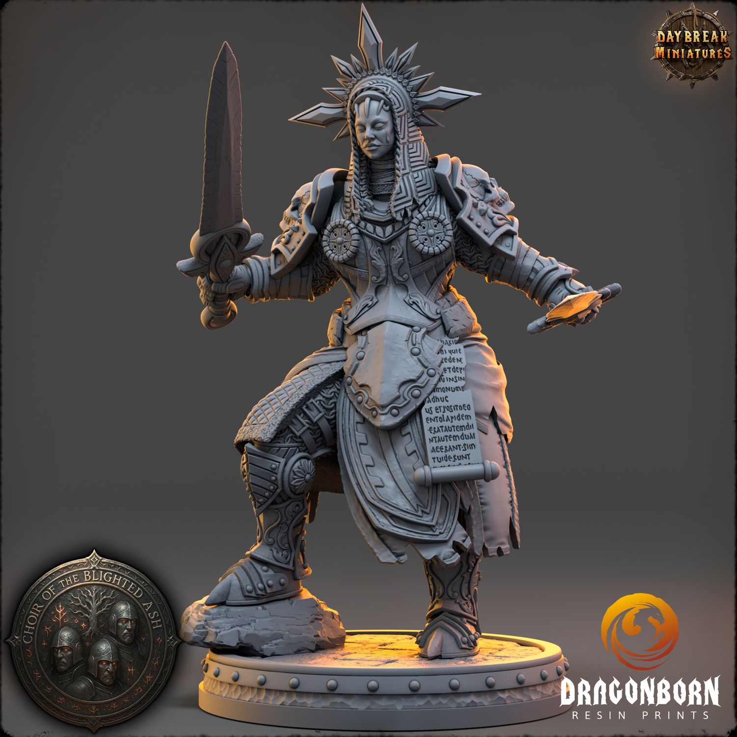 Isolde Kareth - Knight Warrior DnD RPG Wargaming Miniatures