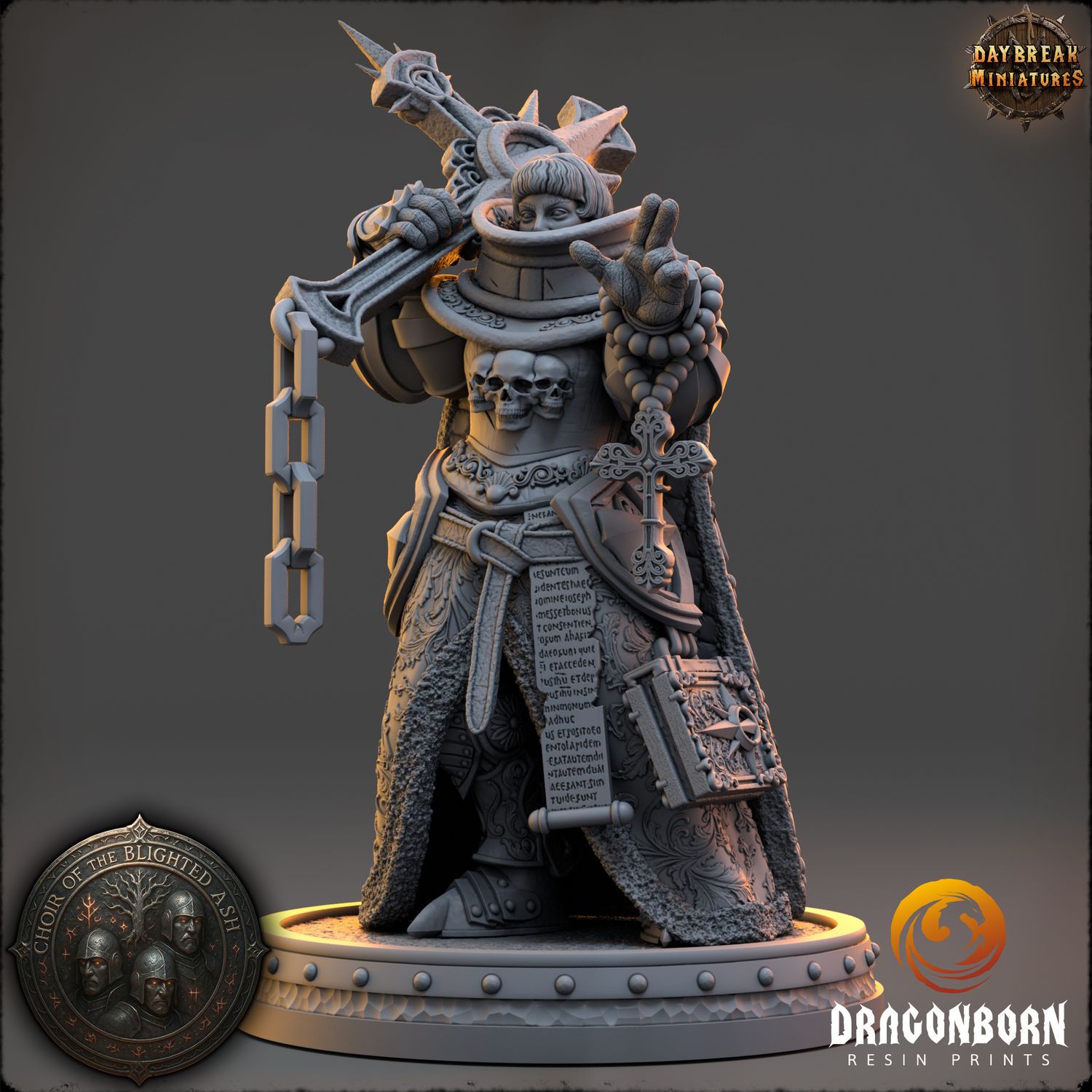 Neriah Ashbourne - Knight Warrior DnD RPG Wargaming Miniatures