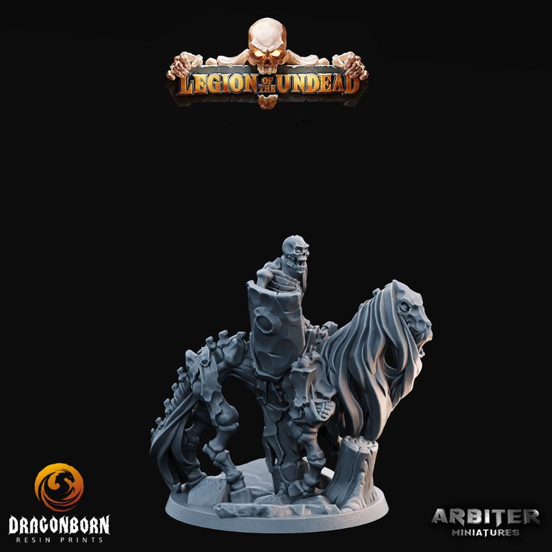 Mounted Zombie 2  - DnD RPG Wargaming Miniatures
