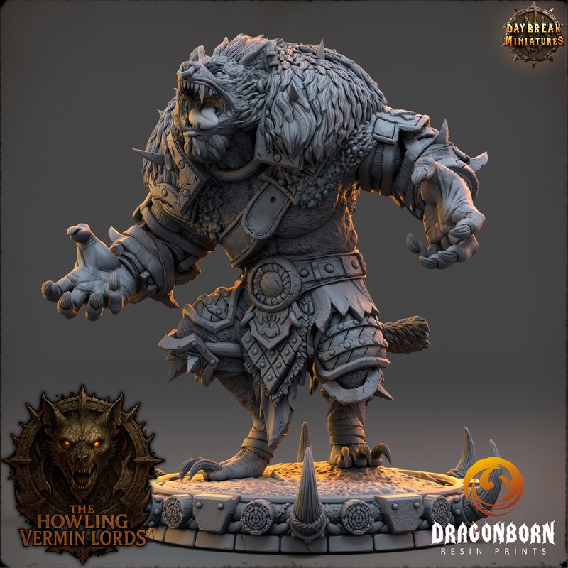 Zruul Laughing-Death - Gnoll Warrior DnD RPG Wargaming Miniatures Zruul Laughing-Death - Gnoll Warrior DnD RPG Wargaming Miniatures