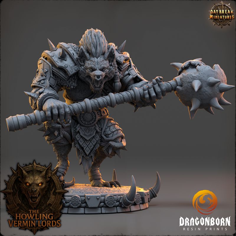 Fenruk the Carrion-Seer - Gnoll Warrior DnD RPG Wargaming Miniatures Fenruk the Carrion-Seer - Gnoll Warrior DnD RPG Wargaming Miniatures