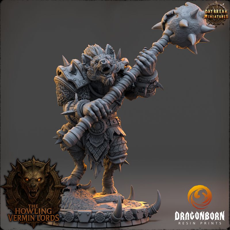Ghrakka Dust-Hunter - Gnoll Warrior DnD RPG Wargaming Miniatures Ghrakka Dust-Hunter - Gnoll Warrior DnD RPG Wargaming Miniatures