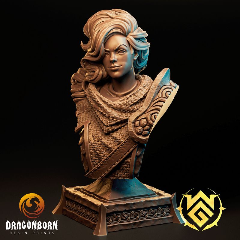 Bust of the Sloure, Gatekeeper - Female Knight