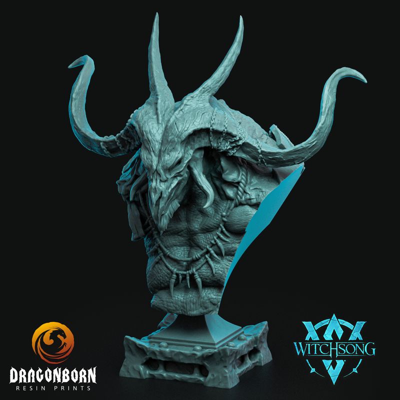 The Fallen Minotaur Bust