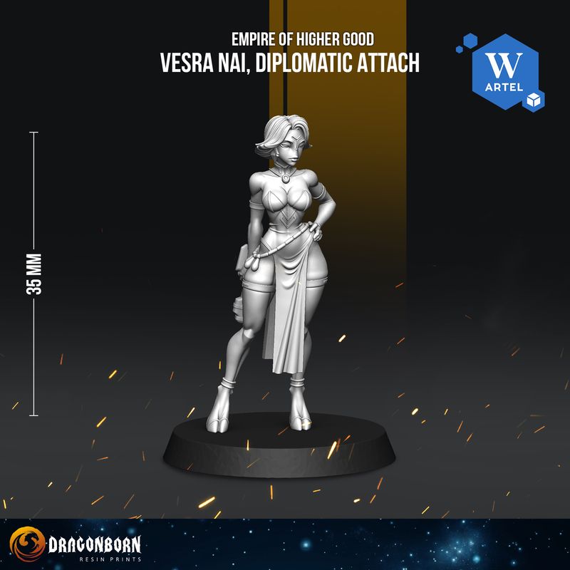 Vesra Nai, Diplomatic Attach - Empire of Higher Good