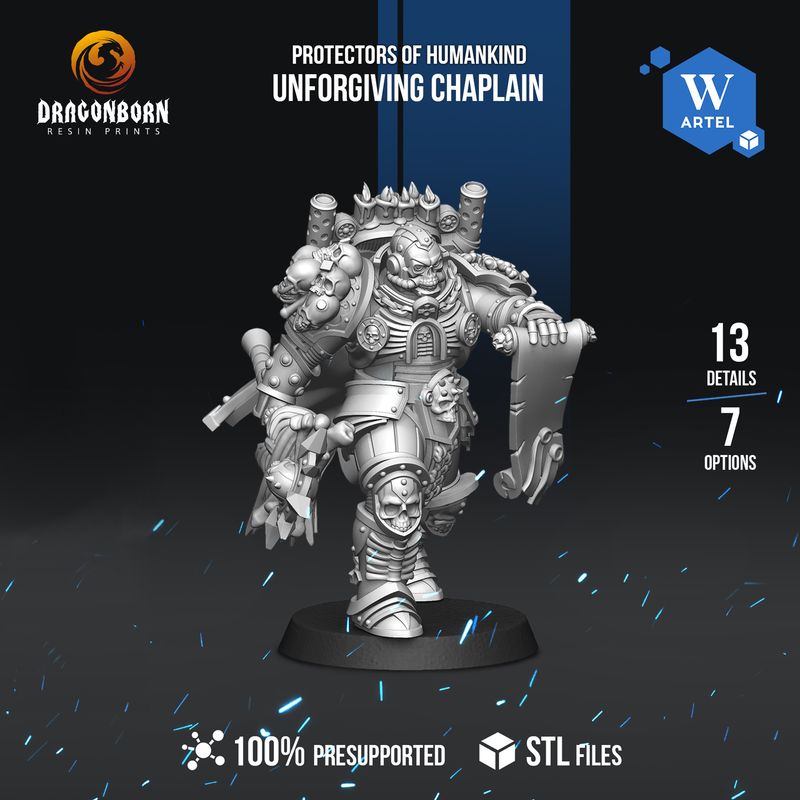 Unforgiving Chaplain - Protectors of Humankind - Super Human