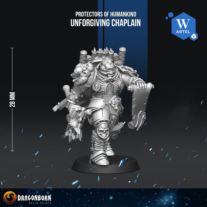 Unforgiving Chaplain - Protectors of Humankind - Super Human