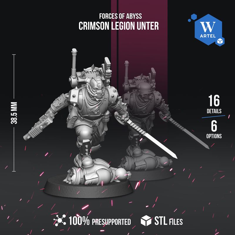 Crimson Legion Unter - Forces of Abyss - Chaos - Human