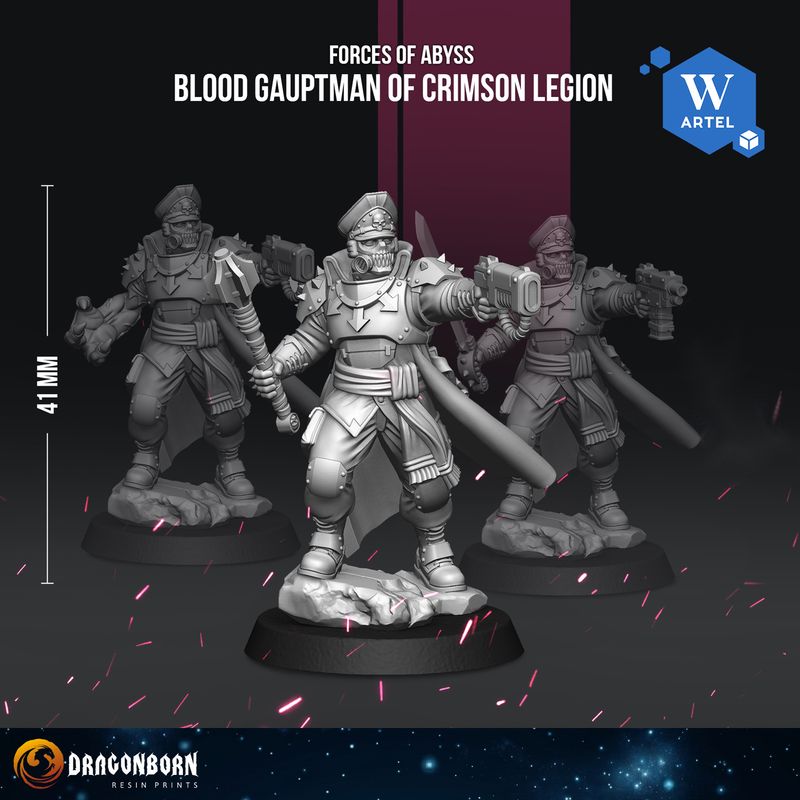 Blood Gauptman of Crimson Legion - Forces of Abyss - Chaos - Human