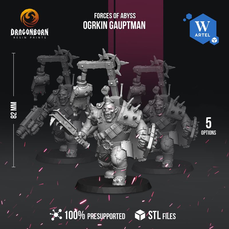 Ogrkin Gauptman of Crimson Legion - Forces of Abyss - Chaos
