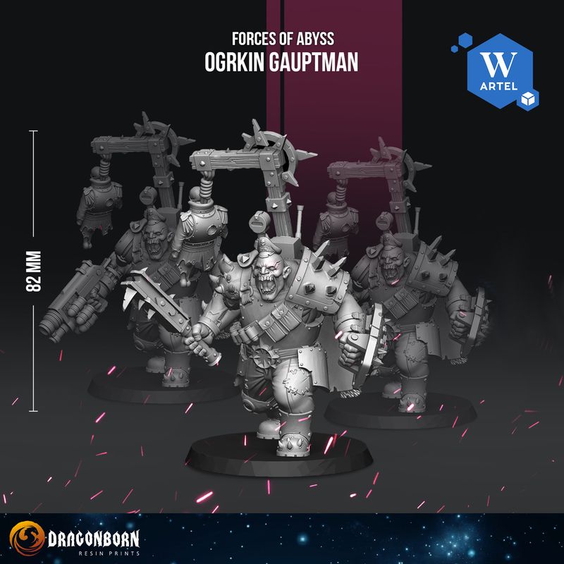 Ogrkin Gauptman of Crimson Legion - Forces of Abyss - Chaos