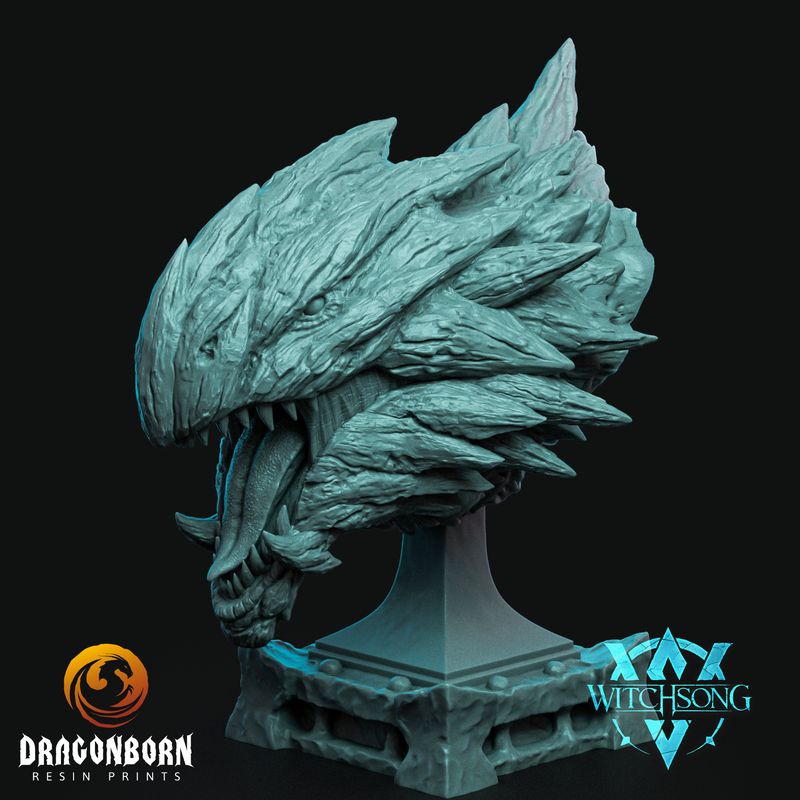 The Magma Tyrant Bust - dragon The Magma Tyrant Bust - dragon