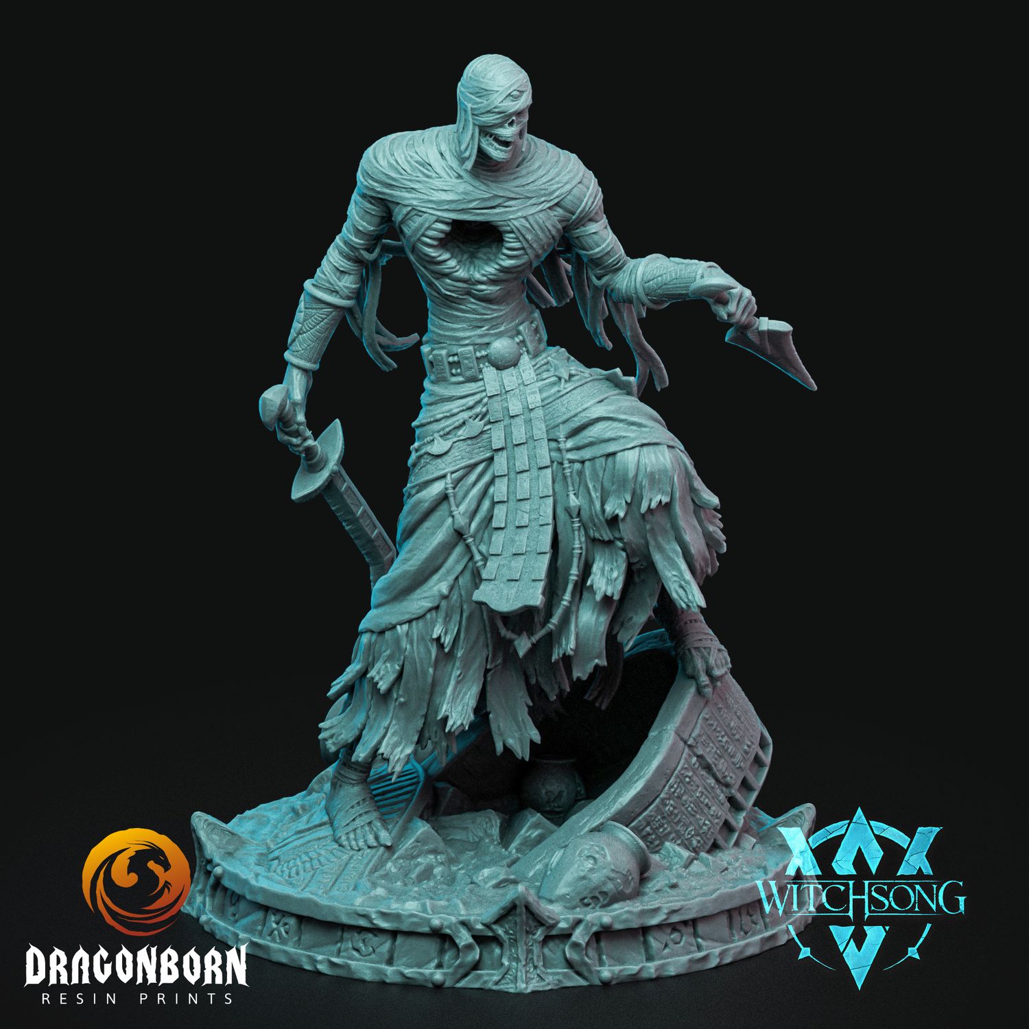 Desiccated Tyrant - Undead - Mummy King