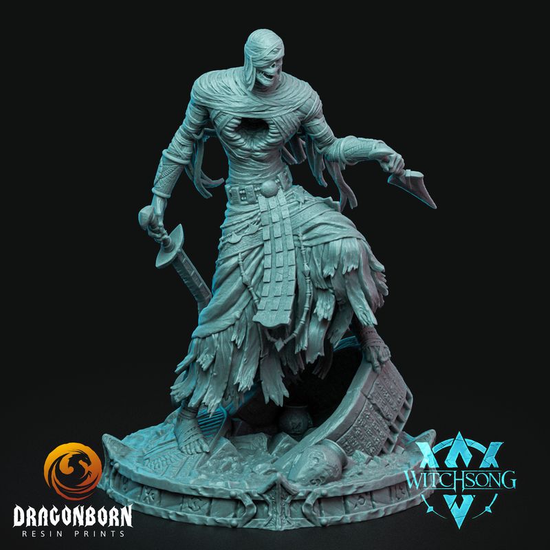Desiccated Tyrant - Undead - Mummy King