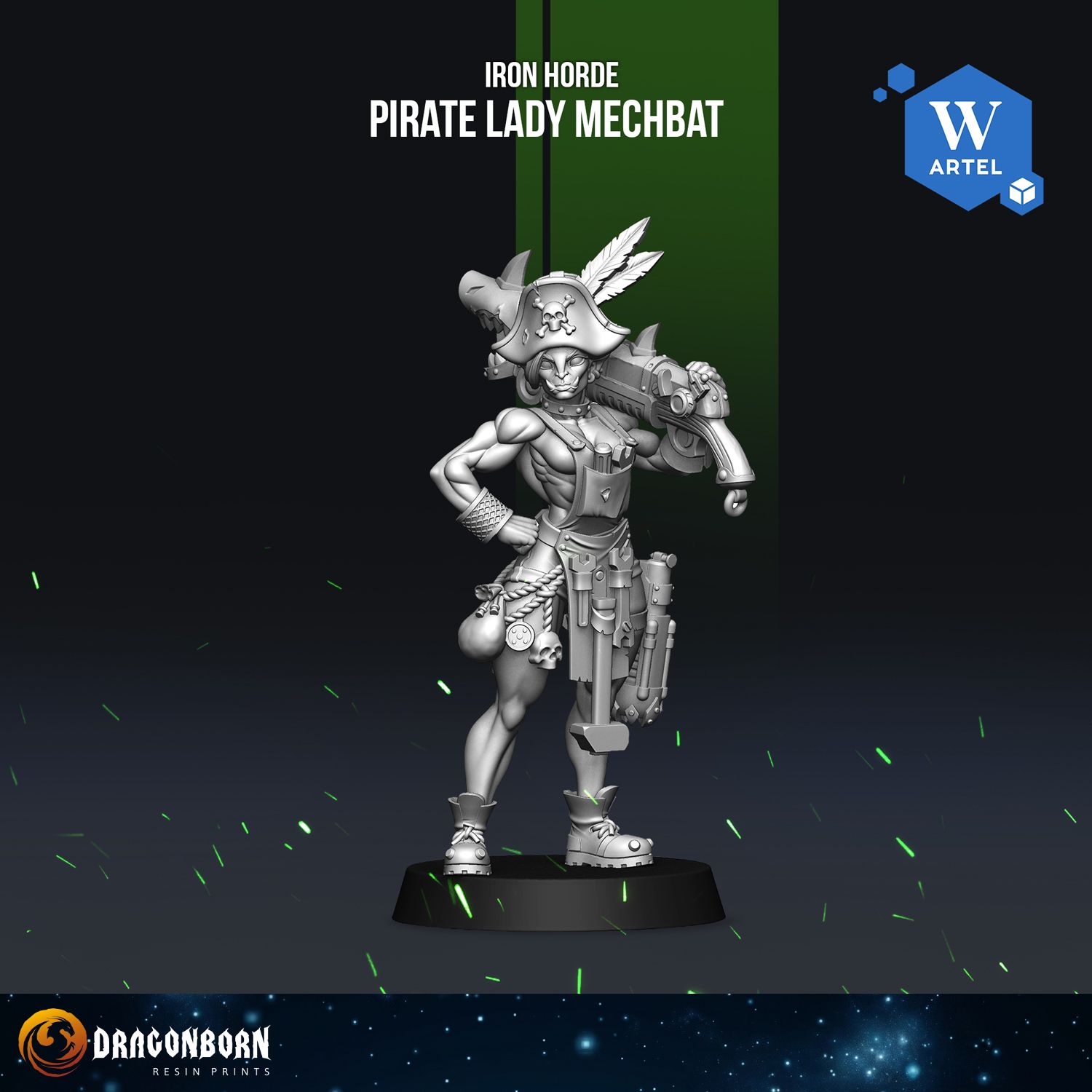 Pirate Lady Mechbat - Iron Horde - Orks