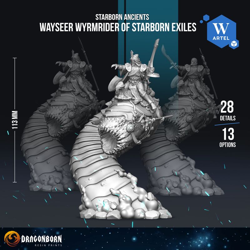 Wayseer Wyrmrider of Starborn Exiles - Starborn Ancients
