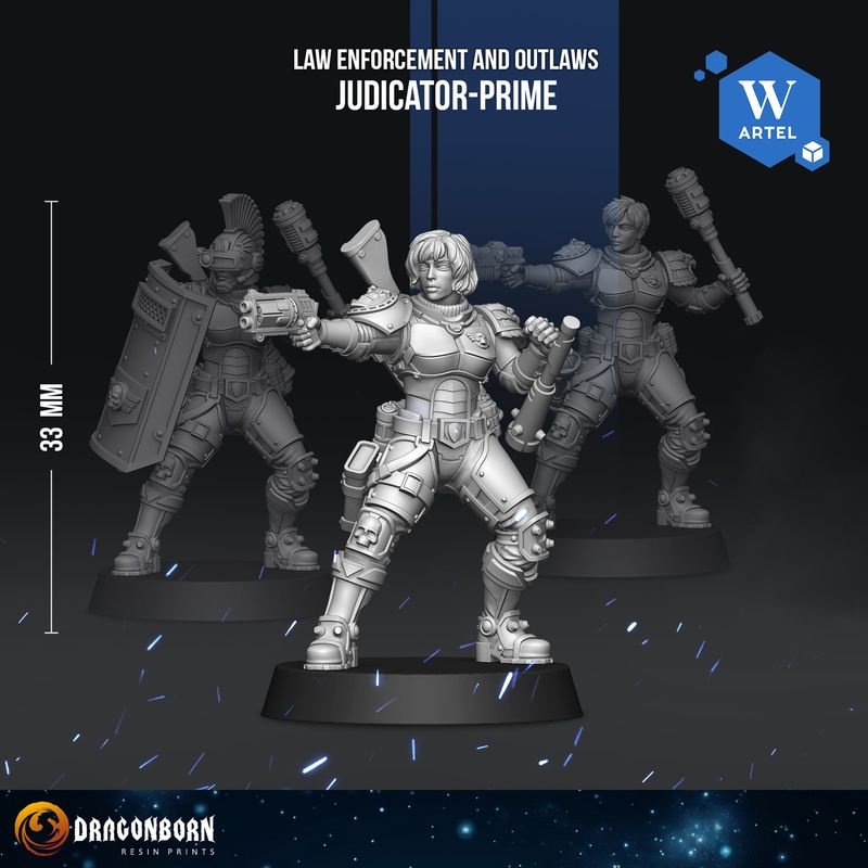 Judicator Prime - L.E.U. - Human - Militia