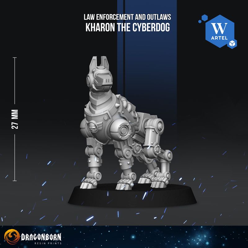 Kharon the Cyberdog - L.E.U. - Human - Militia