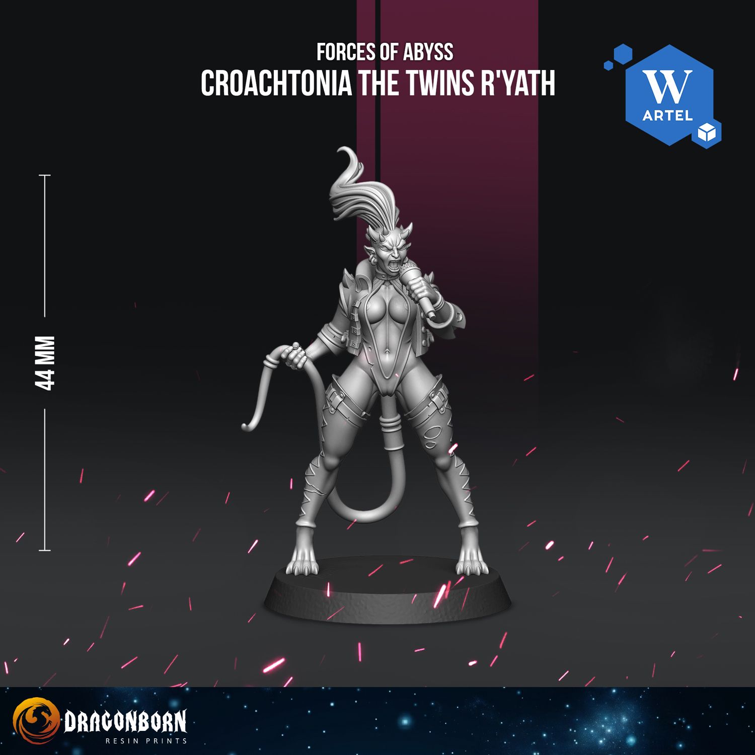 Croachtonia the Twins R'Yath - Forces of Abyss - Chaos - Daemon