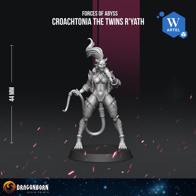 Croachtonia the Twins R'Yath - Forces of Abyss - Chaos - Daemon