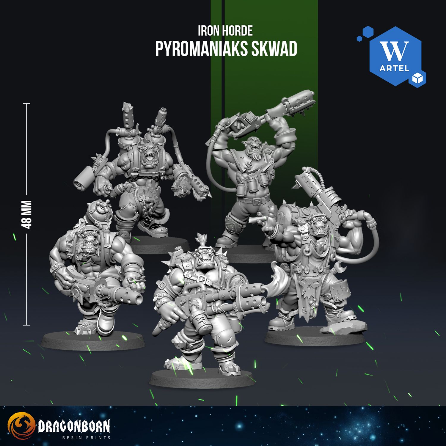 Pyromaniaks Skwad - Iron Horde - Orks