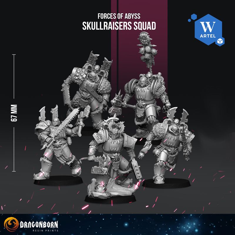 Skullraisers Squad - Forces of Abyss - Chaos - Super Human