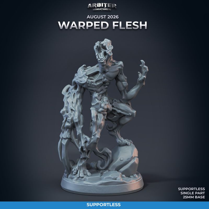 Warped Male 01 [26/08] - DnD RPG Wargaming Miniatures - supportless version