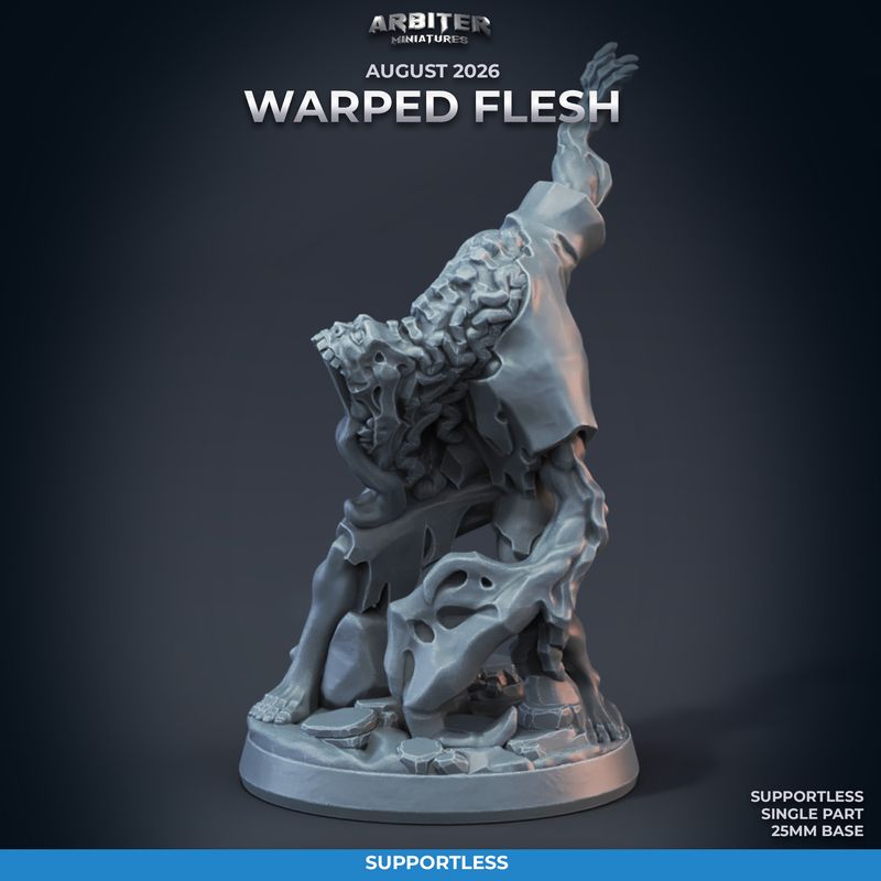 Warped Male 02 [26/08] - DnD RPG Wargaming Miniatures - supportless version