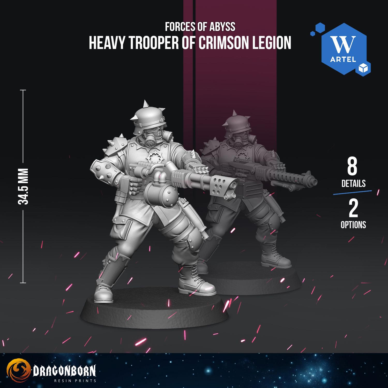 Crimson Legion Heavy Trooper - Forces of Abyss - Chaos - Human