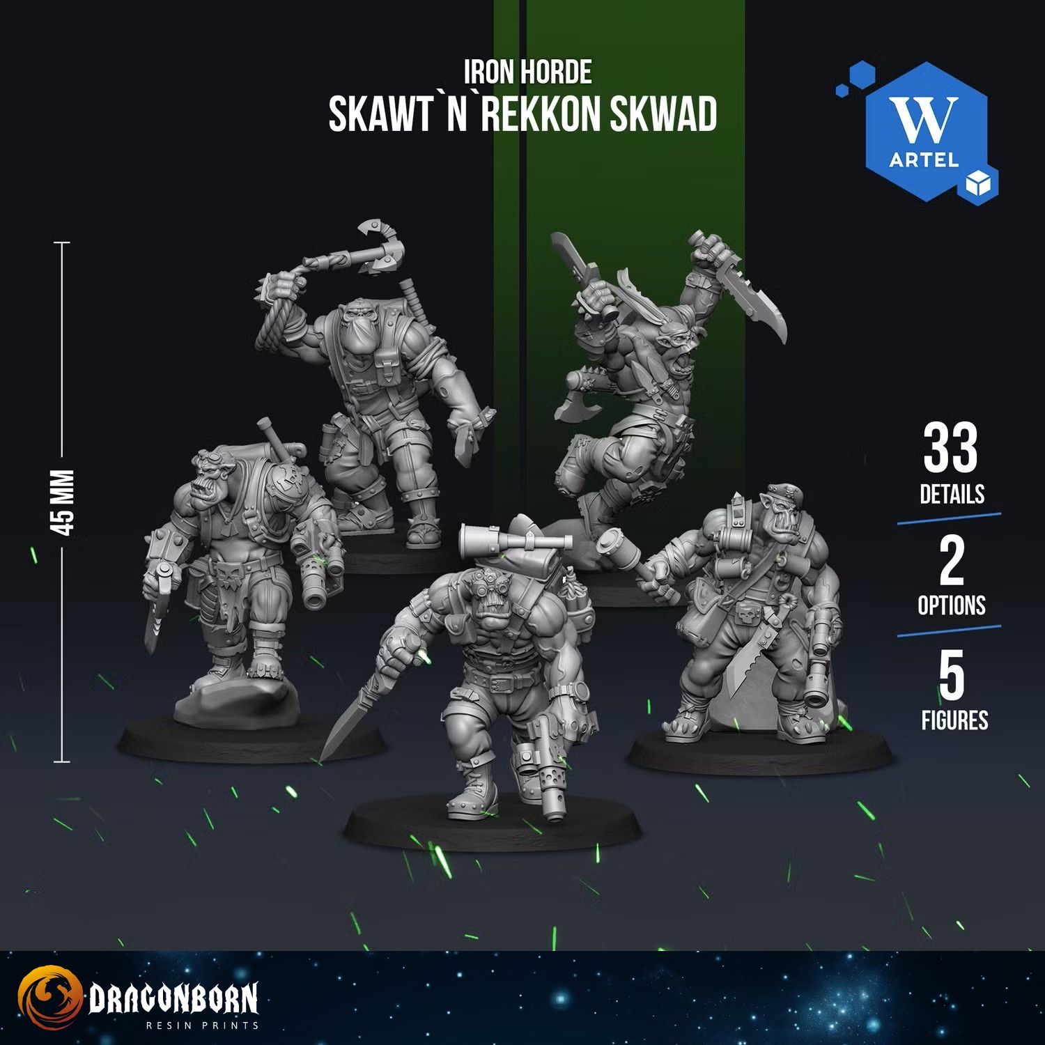 Skawt n Rekkon Skwad - Iron Horde - Orks