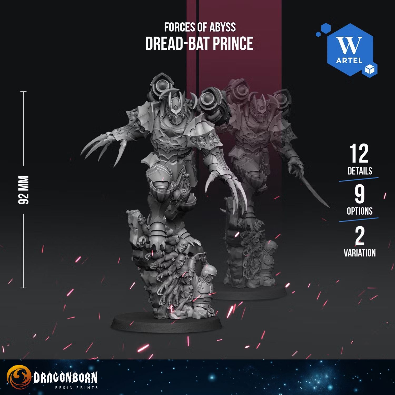 Dread-Bat Prince - Forces of Abyss - Chaos - Super Human