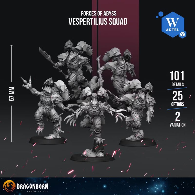 Vespertilius Squad - Forces of Abyss - Chaos - Super Human Vespertilius Squad - Forces of Abyss - Chaos - Super Human