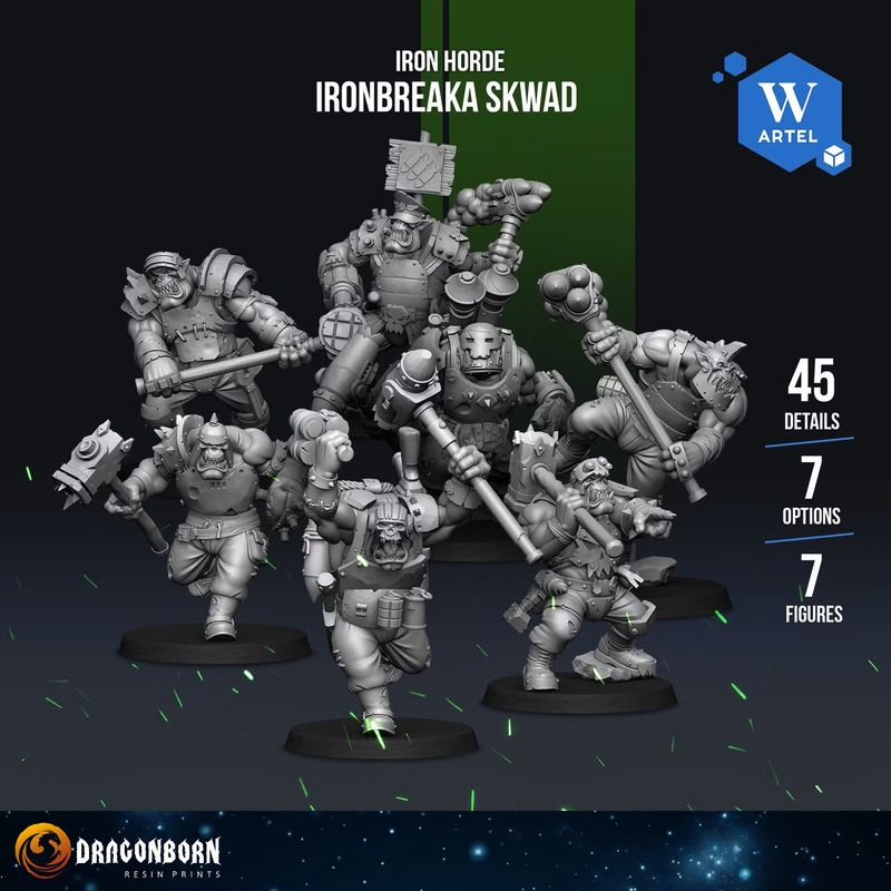 Ironbreaka Skwad - Iron Horde - Orks