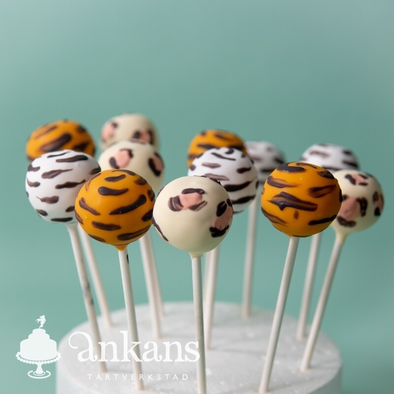 Cakepops djurmönster